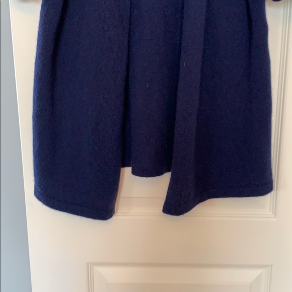 Navy blue short-sleeved sweater - Picture 4 of 4